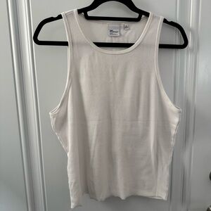 TNA HomeStretch White Tank Top